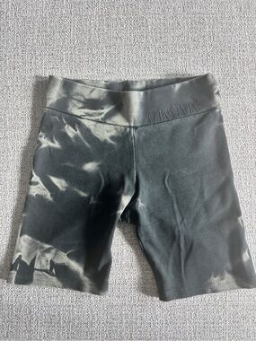 Revolve ALLSAINTS Black green wash High-Rise Bike Shorts